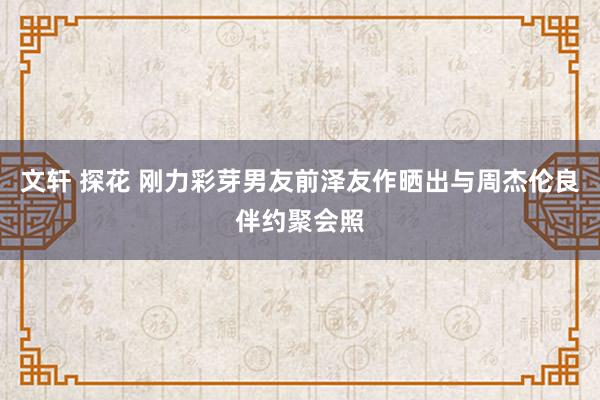 文轩 探花 刚力彩芽男友前泽友作晒出与周杰伦良伴约聚会照