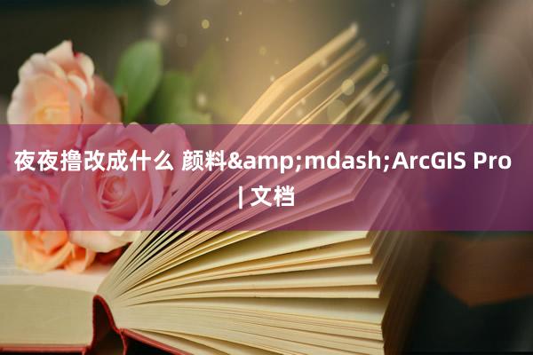 夜夜撸改成什么 颜料&mdash;ArcGIS Pro | 文档